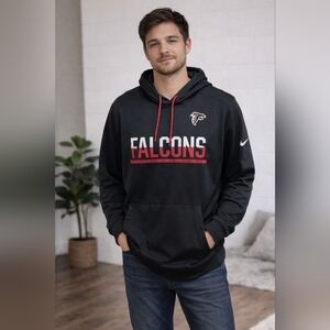 NFL Onfield Apparel Black and Red Hoodie